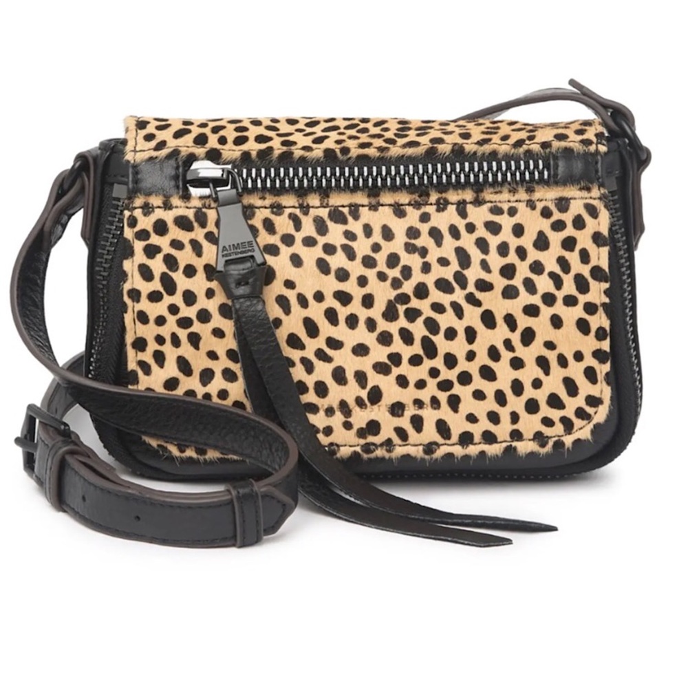 NWT Aimee Kestenberg Sorrento Calf Hair Crossbody Bag